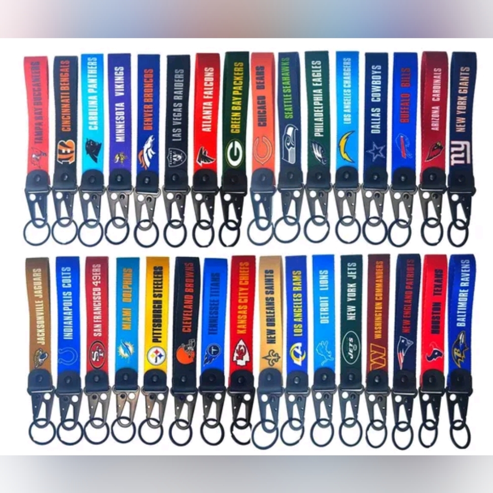 Short landyards Key Chain (pick your team